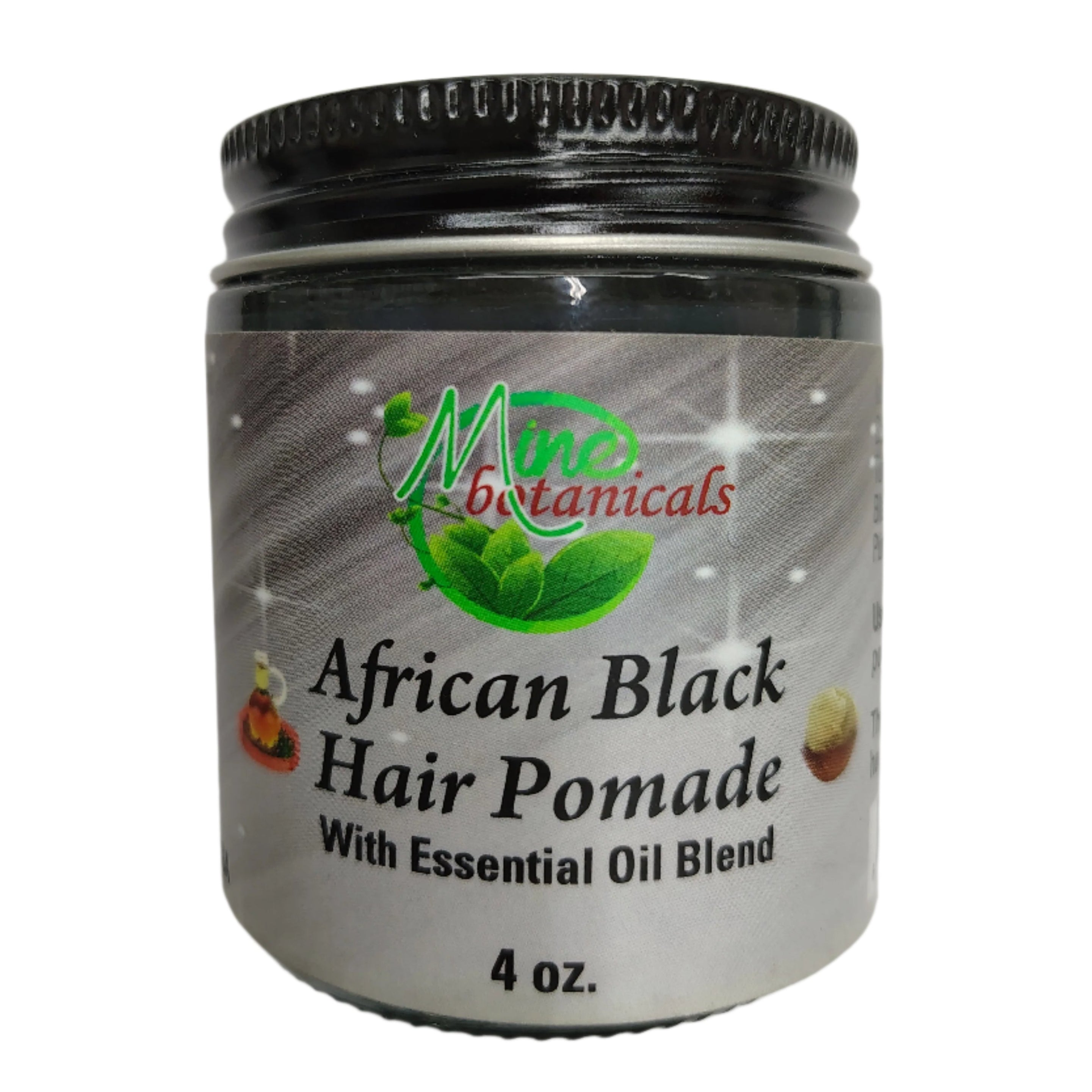 African Black Hair Pomade with Essential Oil Blend
