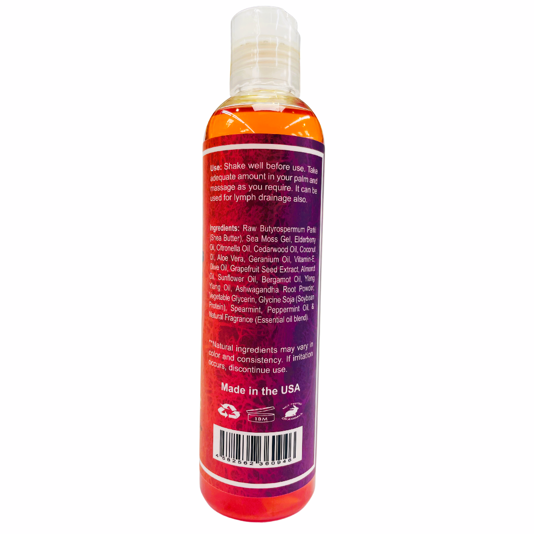 Sea Moss with Elderberry Bath, Body & Massage Oil