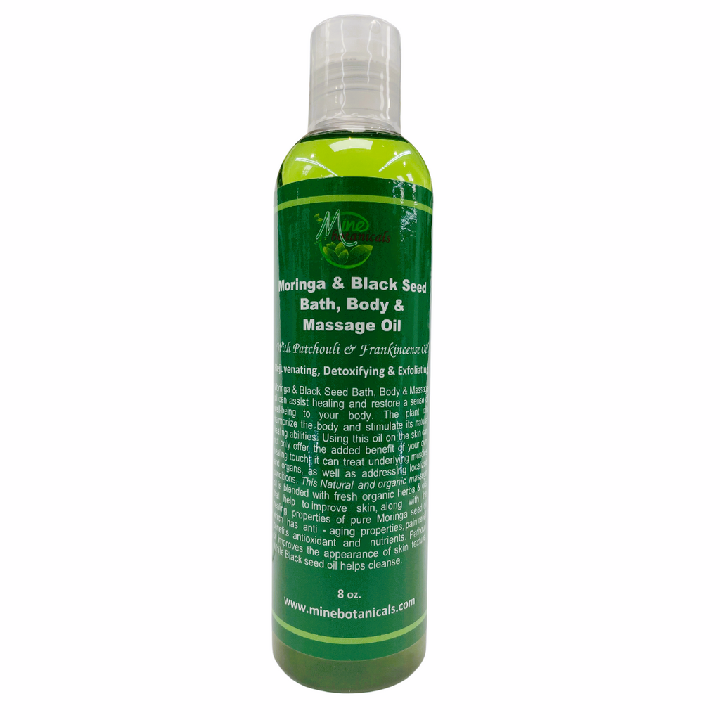 Moringa & Black Seed Bath, Body & Massage Oil