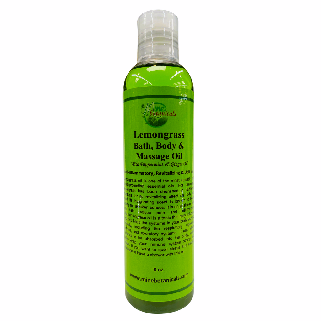 Lemongrass Bath, Body & Massage Body Oil