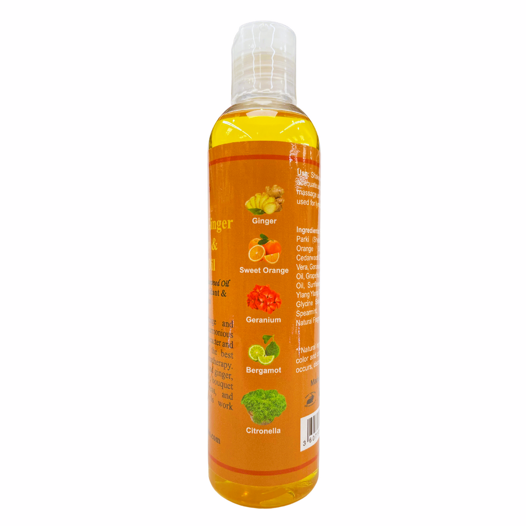 Orange & Ginger Bath, Body & Massage Oil