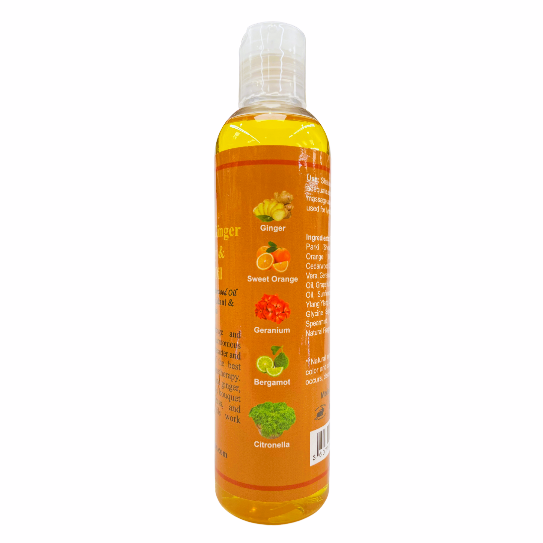 Orange & Ginger Bath, Body & Massage Oil