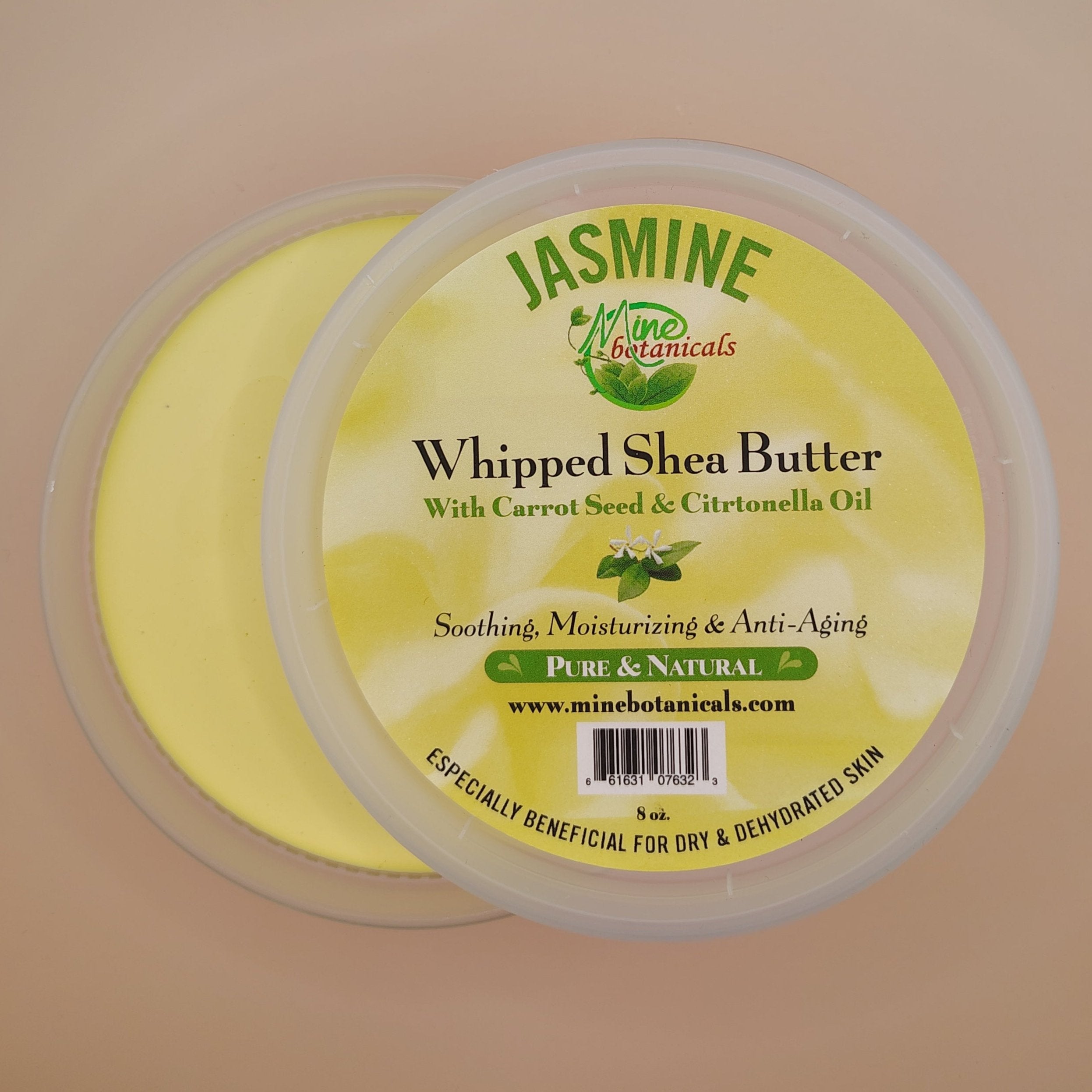 Promotional Jasmin Whipped Shea Butter with Carrot Seed & Citronella Oil 8oz