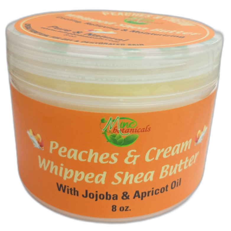 Peaches & Cream Whipped Shea Butter with Jojoba & Apricot Oil 8oz