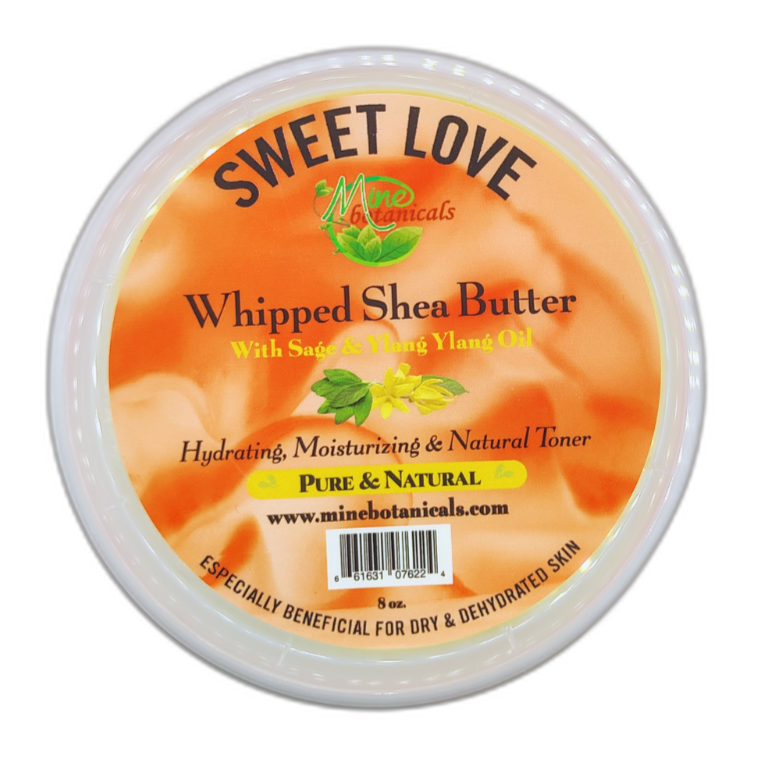 Promotional Sweet Love Whipped Shea Butter with Sage & Ylang Ylang Oil 8oz