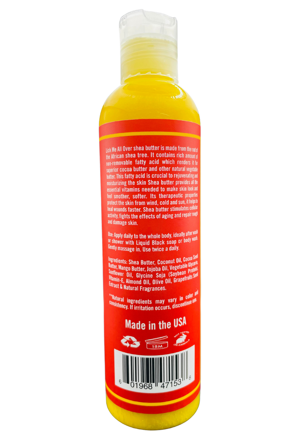 Lick Me All Over Liquid Shea Butter