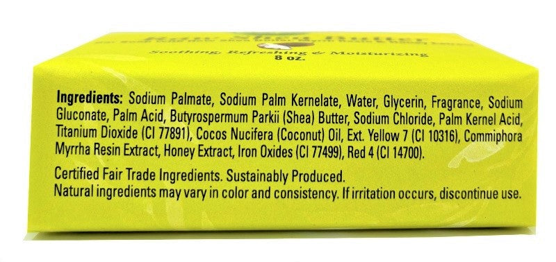 Raw Shea Butter Bar Soap 8 OZ.