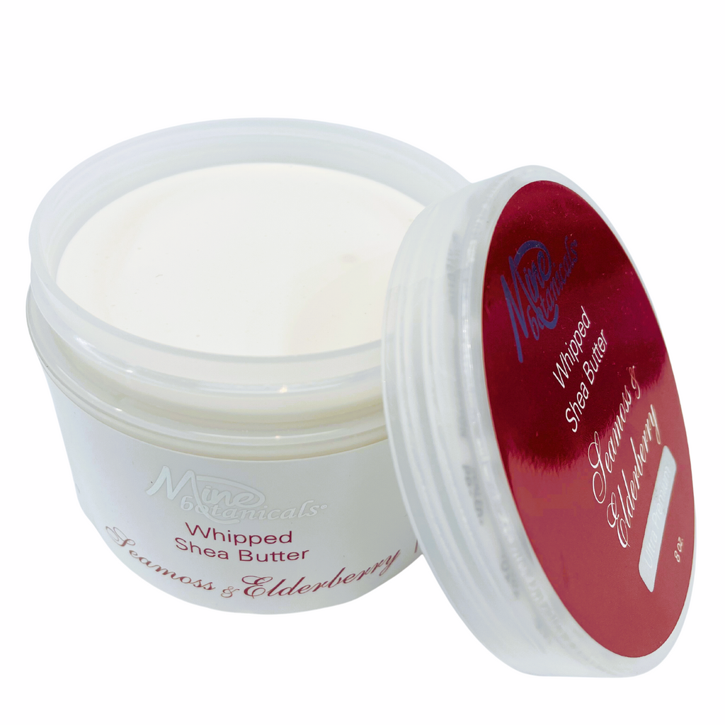 Ultra Premium Whipped Shea Butter Sea Moss & Elderberry