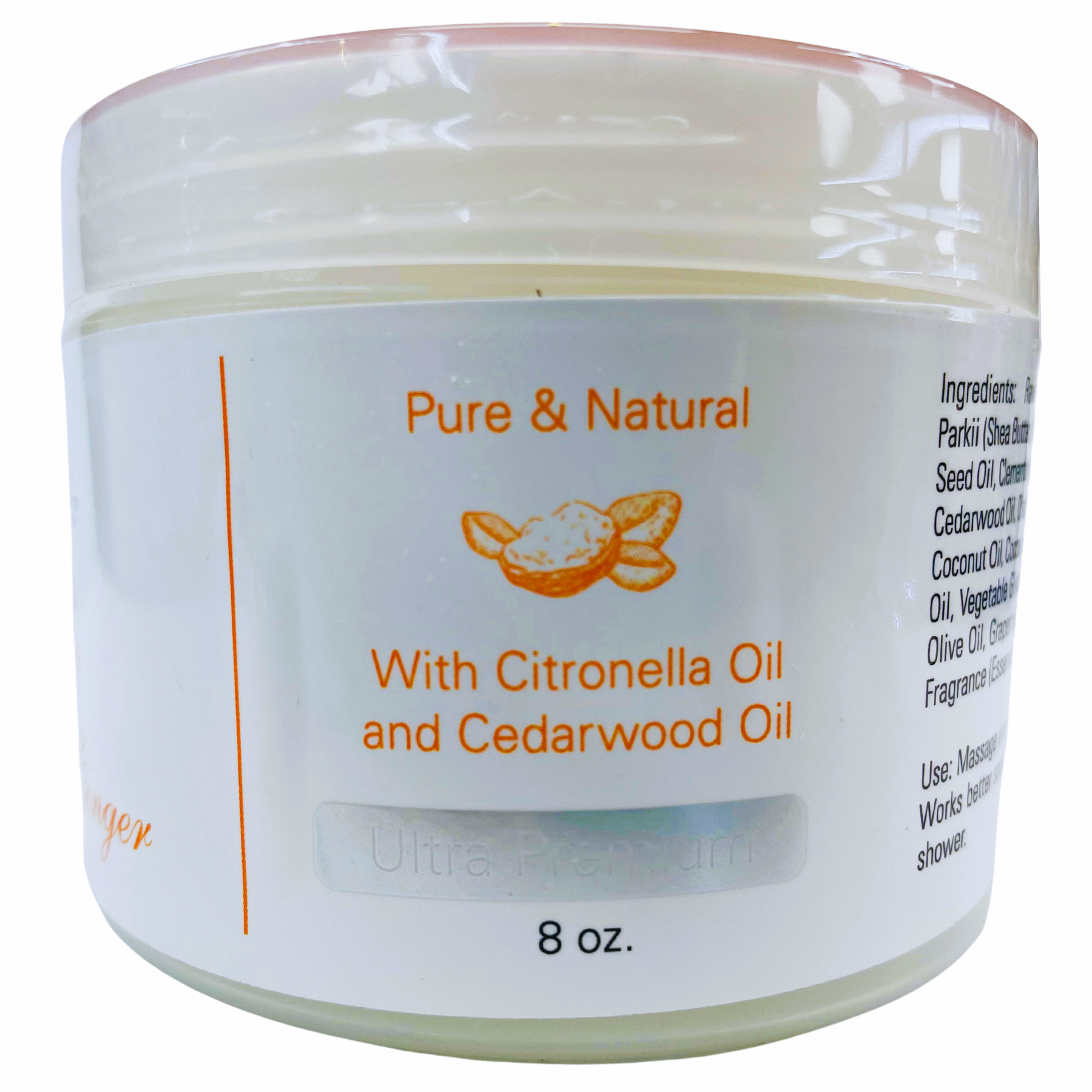 Ultra Premium Whipped Shea Butter Orange & Ginger