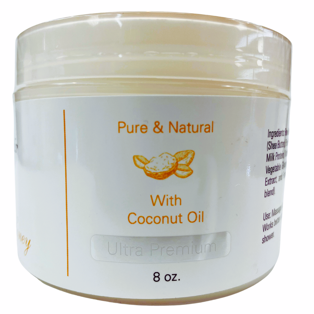 Ultra Premium Whipped Shea Butter Milk and honey