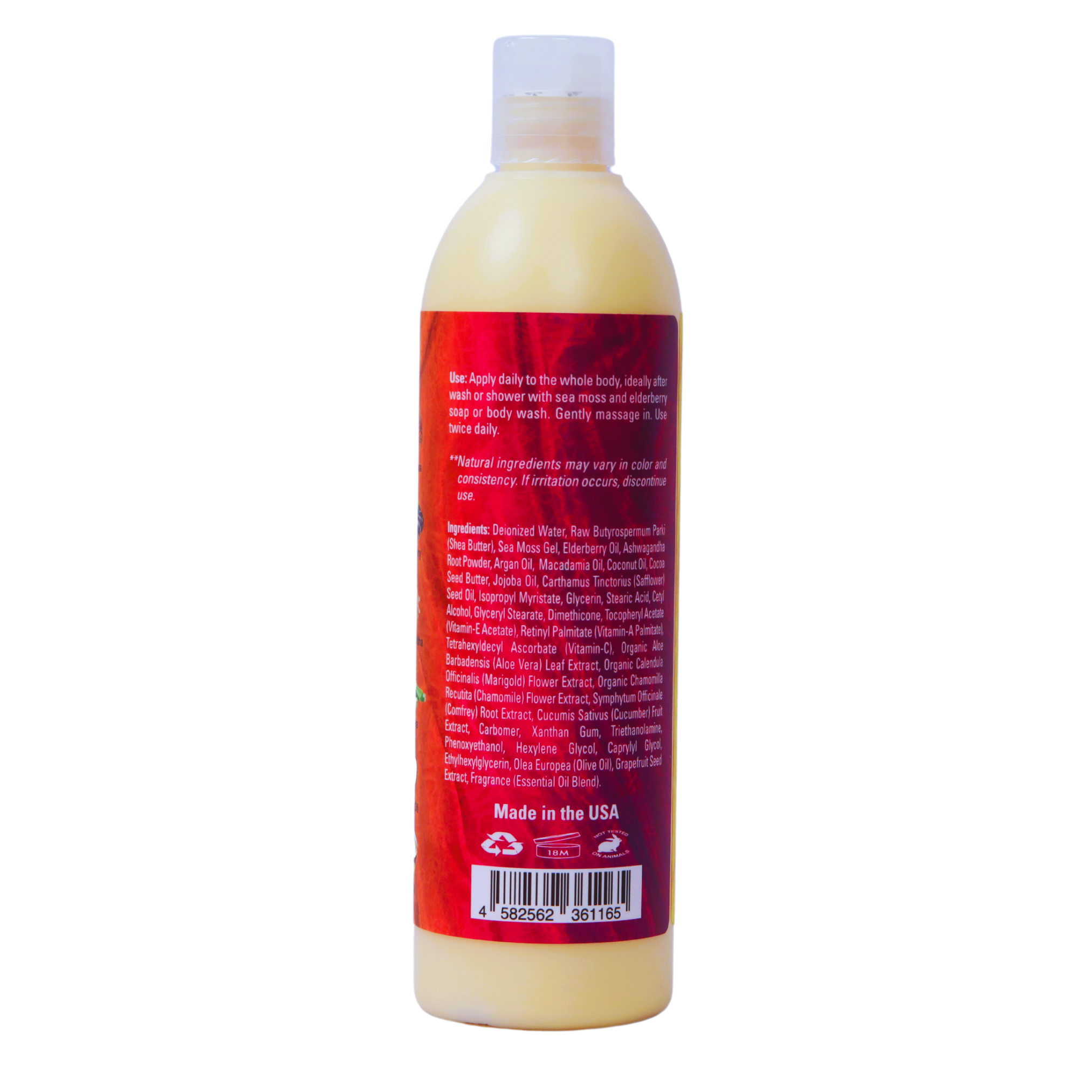 Sea Moss with Elderberry Body Lotion