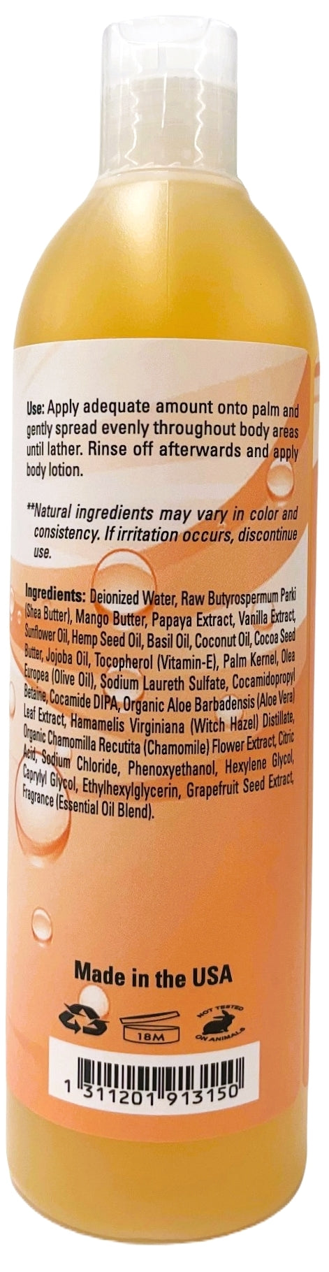 Coconut & Papaya Shower Gel